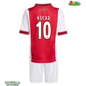 Ajax Oscar Gloukh #10 Hemmaställ Barn 2025-26 Kortärmad (+ Korta byxor)